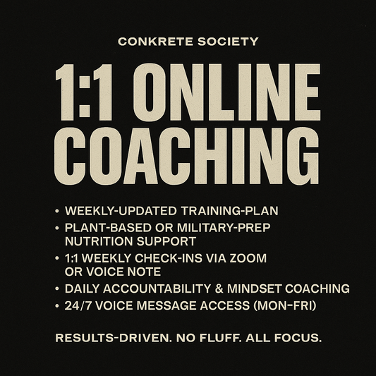 1:1 Online Coaching – Custom Training & Nutrition Plan